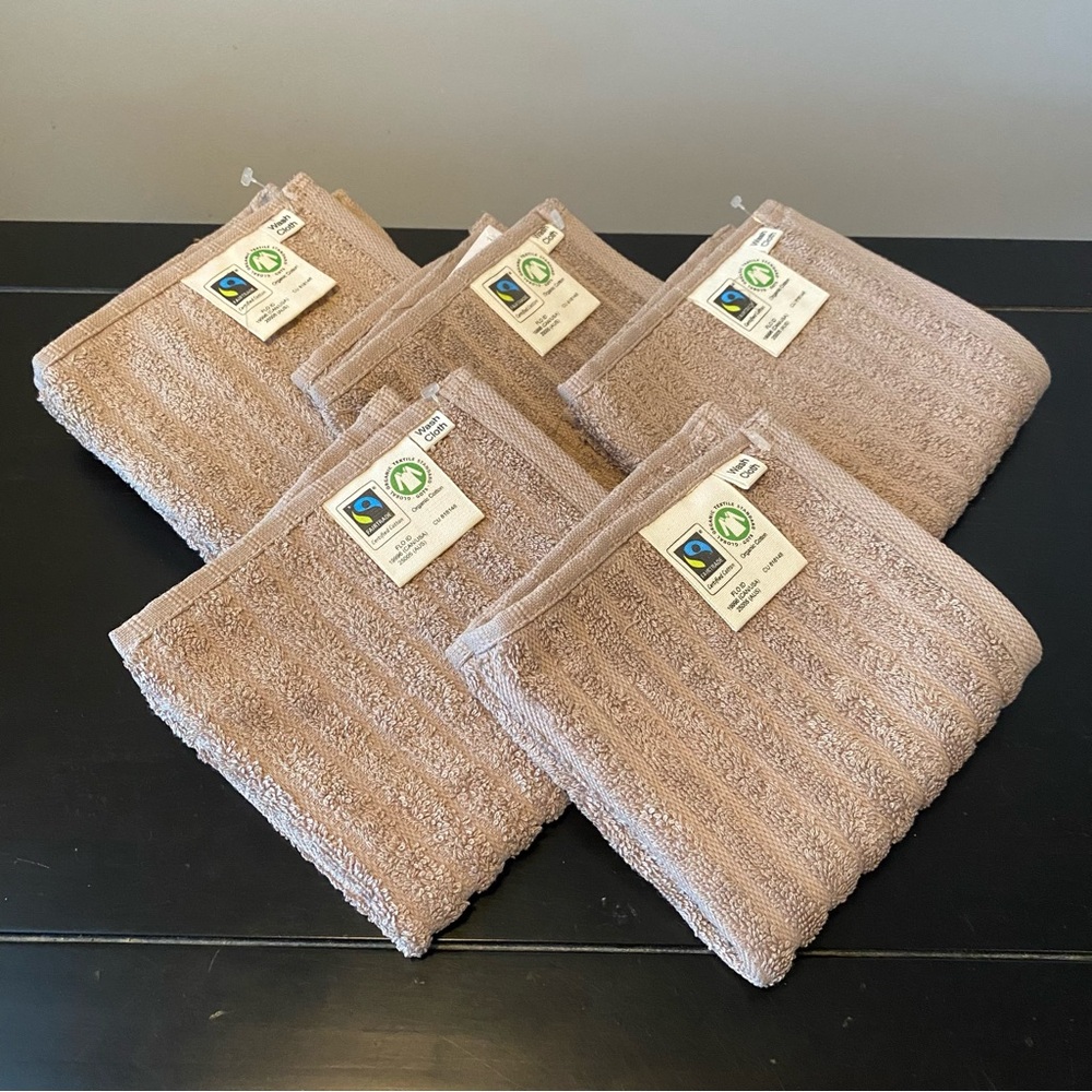 NEW Washcloths. Organic cotton spa washcloths. Bundle of 10